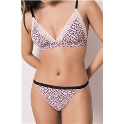 Tanga estampado animal print