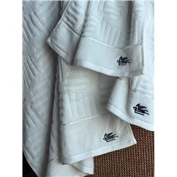 Комплект роскошных жаккардовых полотенец из 3х предметов  (4 цвета)