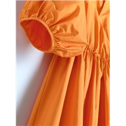 Cotton rich mini dress