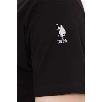 Erkek Siyah Basic Bisiklet Yaka Tişört