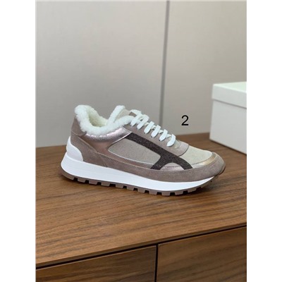 Теплые женские кроссовки  БРУНЕЛЛО КУЧИНЕЛЛ*И