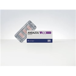 Andazol 400 mg 3 tablet
