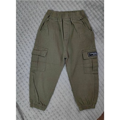 Брюки карго для мальчиков весна и осень 2025