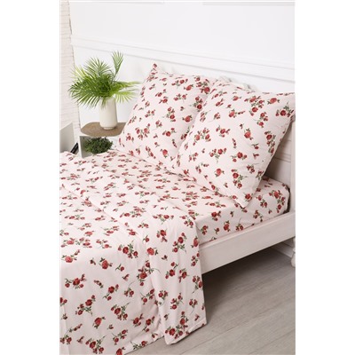 Постельное белье Розы прованс полисатин, наволочки 70х70см