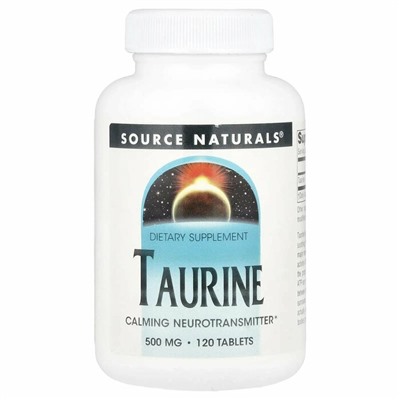 Taurine 500 mg SOURCE NATURALS 120 tabl