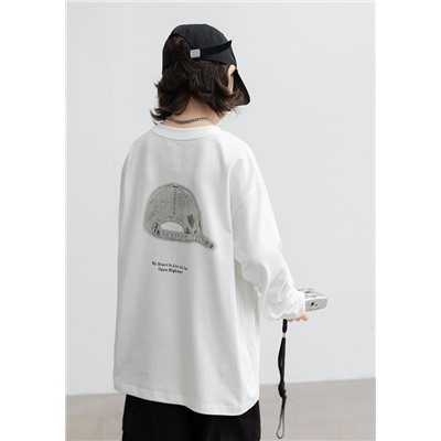 Лонгслив для мальчиков. Хлопок