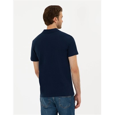 Lacivert Slim Fit Tişört