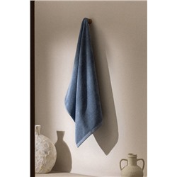 Avelia %100 Pamuk Banyo Havlusu - Mavi - 70x140 cm