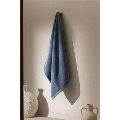 Avelia %100 Pamuk Banyo Havlusu - Mavi - 70x140 cm