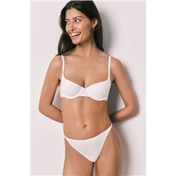 Pack 2 tangas tira algodón azul y amarilla