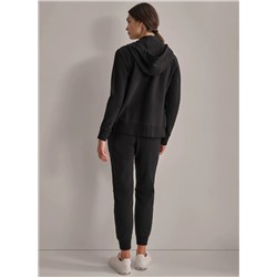 TWO TONE LOGO DRAWCORD HOODIE