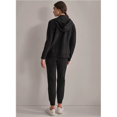 TWO TONE LOGO DRAWCORD HOODIE