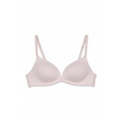 Sujetador triangular relleno encaje rosa CHARMING