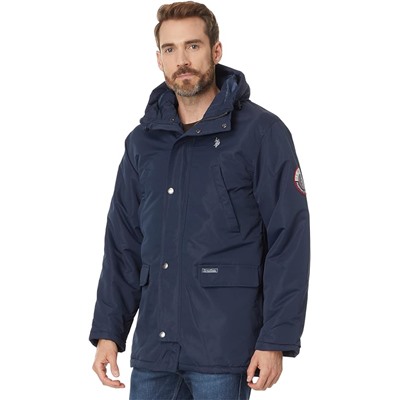 U.S. POLO ASSN. Men's Solid Long Parka Snorkel Jacket