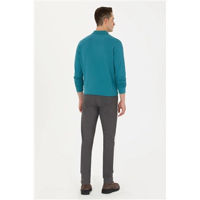 Erkek Antrasit Kanvas Pantolon