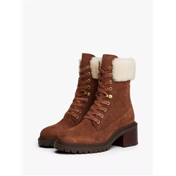 Top Gift Suede Lace-Up Boot