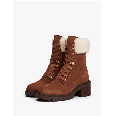 Top Gift Suede Lace-Up Boot