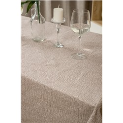 Скатерть Льняное полотно капучино