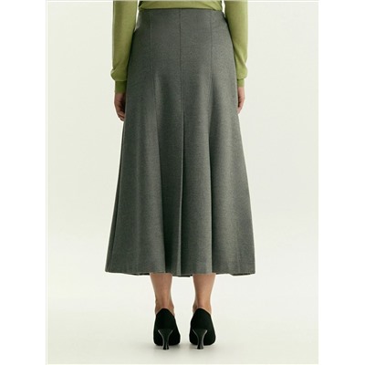 Юбка а-силуэта миди, S1042/nimbus