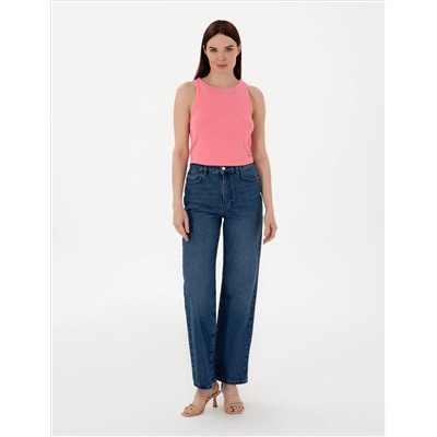 Pembe Ex. Slim Fit Crop Tişört