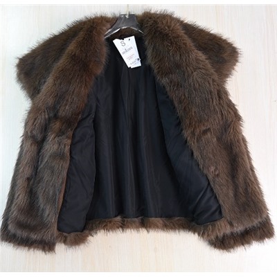 Высококачественная роскошная искусственная шуба в стиле ретро