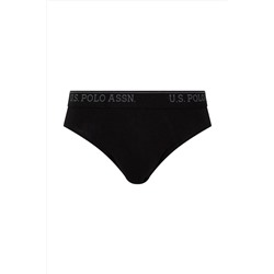 U.S. Polo Assn. - Erkek Battal Siyah 3 Lü Slıp