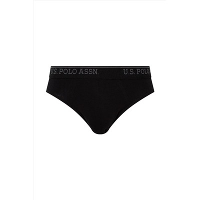 U.S. Polo Assn. - Erkek Battal Siyah 3 Lü Slıp