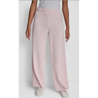 SEQUIN STRIPE WIDE LEG PANT