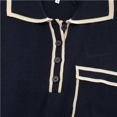 Женский тонкий пуловер с контрастной отделкой ТОММИ ХИЛФИГЕ*Р