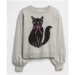 Kids Relaxed Intarsia Sweater