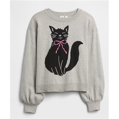 Kids Relaxed Intarsia Sweater