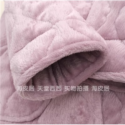 Утепленная флисовая пижама