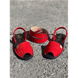 Ab.Zapatos 3106-8 fuego+Ab.Zapatos Pelle NAPA (200) ROJO АКЦИЯ