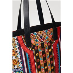 Bolso shopping bag bordados