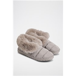 Botines forrados Gris