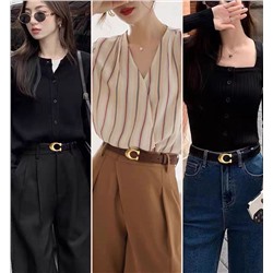 Женский кожаный ремень