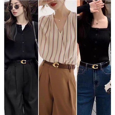 Женский кожаный ремень