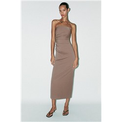 JEWEL COLLAR MIDI DRESS