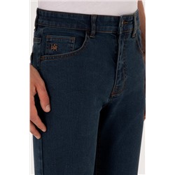 Erkek Eflatun Jean Pantolon