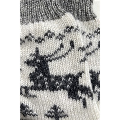 Носки шерстяные женские Лапландия