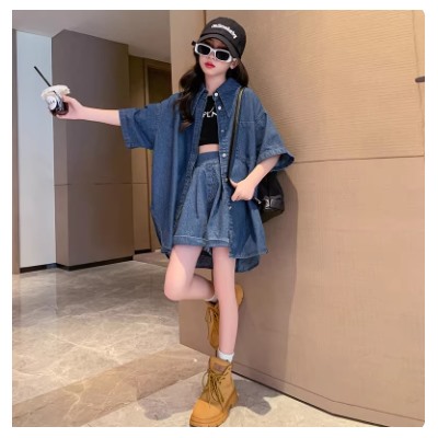 Летний костюм для девочек