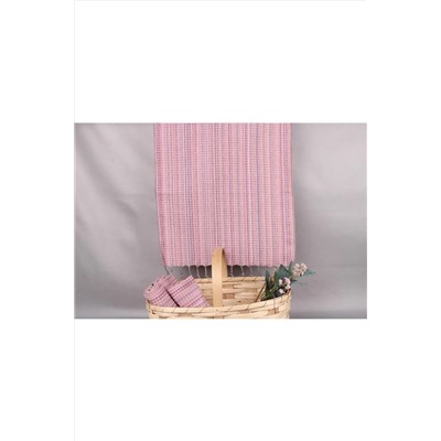 Kayra Export Peştemal Pembe Ev Hediyesi Peştemal Organik Küçük Boy 45x95 Cm Peşkir