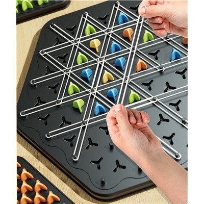 Увлекательная головоломка - треугольная логическая игра для детей. Цена на ВБ 1300 руб