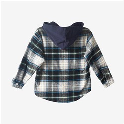 Модная рубашка в клетку для мальчика , экспортная фабрика