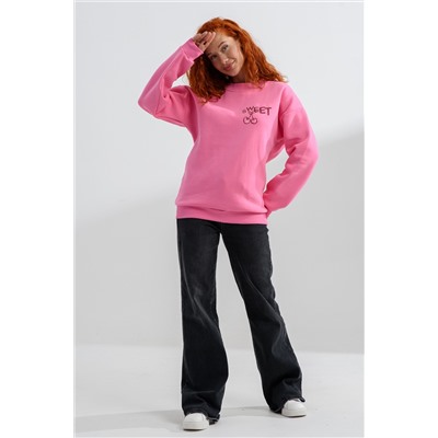 8572 женский свитшот оверсайз