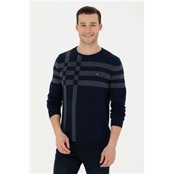 Erkek Lacivert Kazak