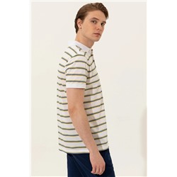 Erkek Beyaz Polo Yaka Tişört