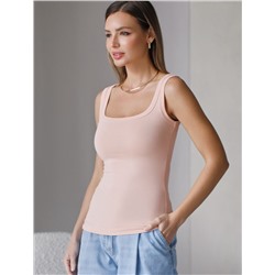 Топ облегающий из эластичного хлопка