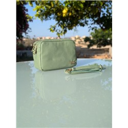 Итальянская сумка из натуральной кожи от AB.ZAPATOS Pelle 21-20 (370) MENTA