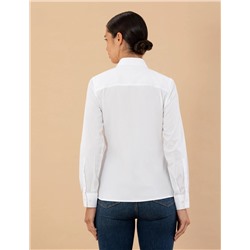 Beyaz Slim Fit Uzun Kollu Gömlek